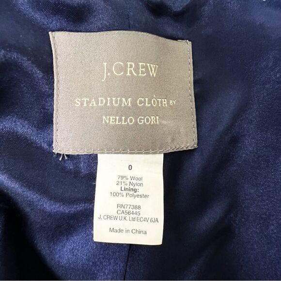 J. Crew Kelly Green Stadium Cloth Wool Coat - Picture 11 of 16